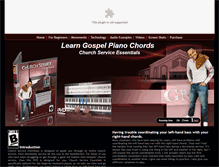 Tablet Screenshot of gospelpianochords.com